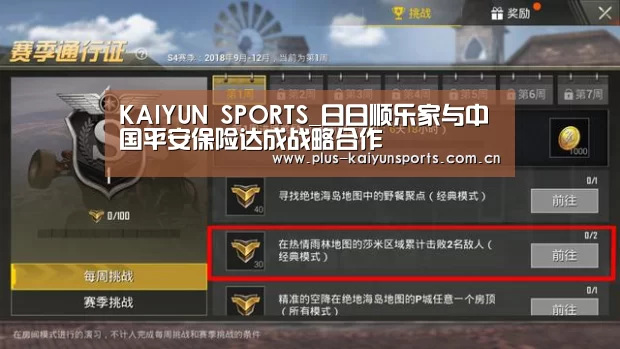 KAIYUN SPORTS_日日顺乐家与中国平安保险达成战略合作(图1) 开云体育官方入口